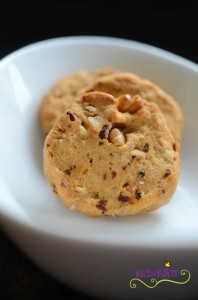 unbearbeitet salzige Cookies