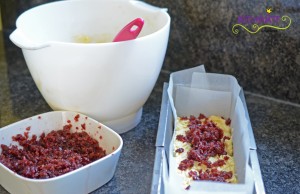 Cranberrie Cake mischen
